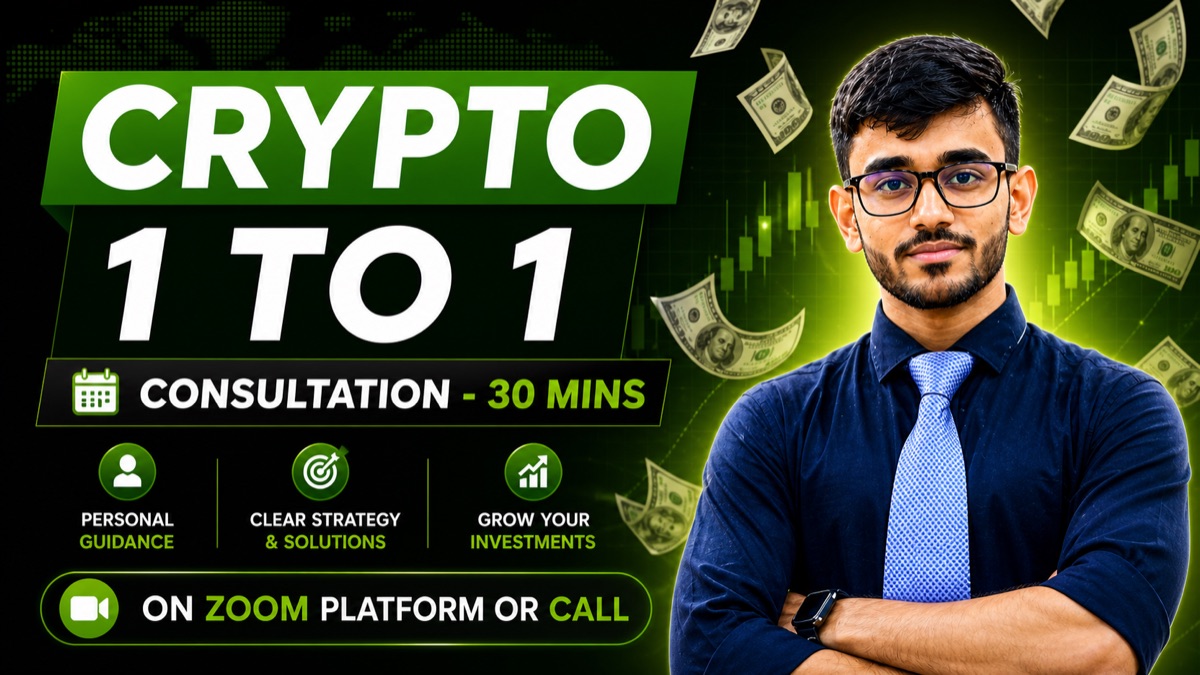 Crypto 1-to-1 consultation — 30 mins on Zoom